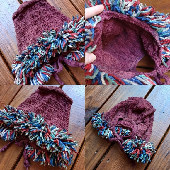 True vintage antique 1930's 30's toddler baby little girls retro hats mittens - Picture 10 of 13